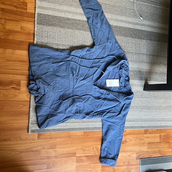 Linen Romper - Picture 1 of 3